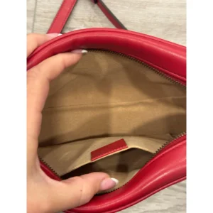 Alternative view of Gucci marmont red camera bag