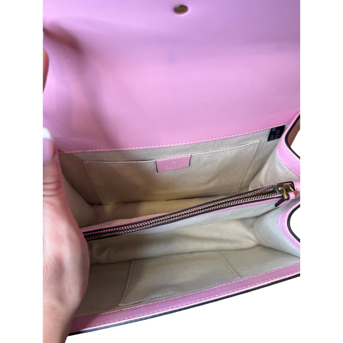 Gucci Calfskin Embroidered Medium Dionysus Top Handle Bag - Image 4