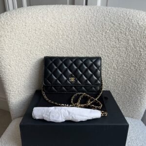 Chanel Black Caviar Wallet on Chain (RRP £2,930)