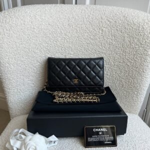 Chanel Black Caviar Wallet on Chain