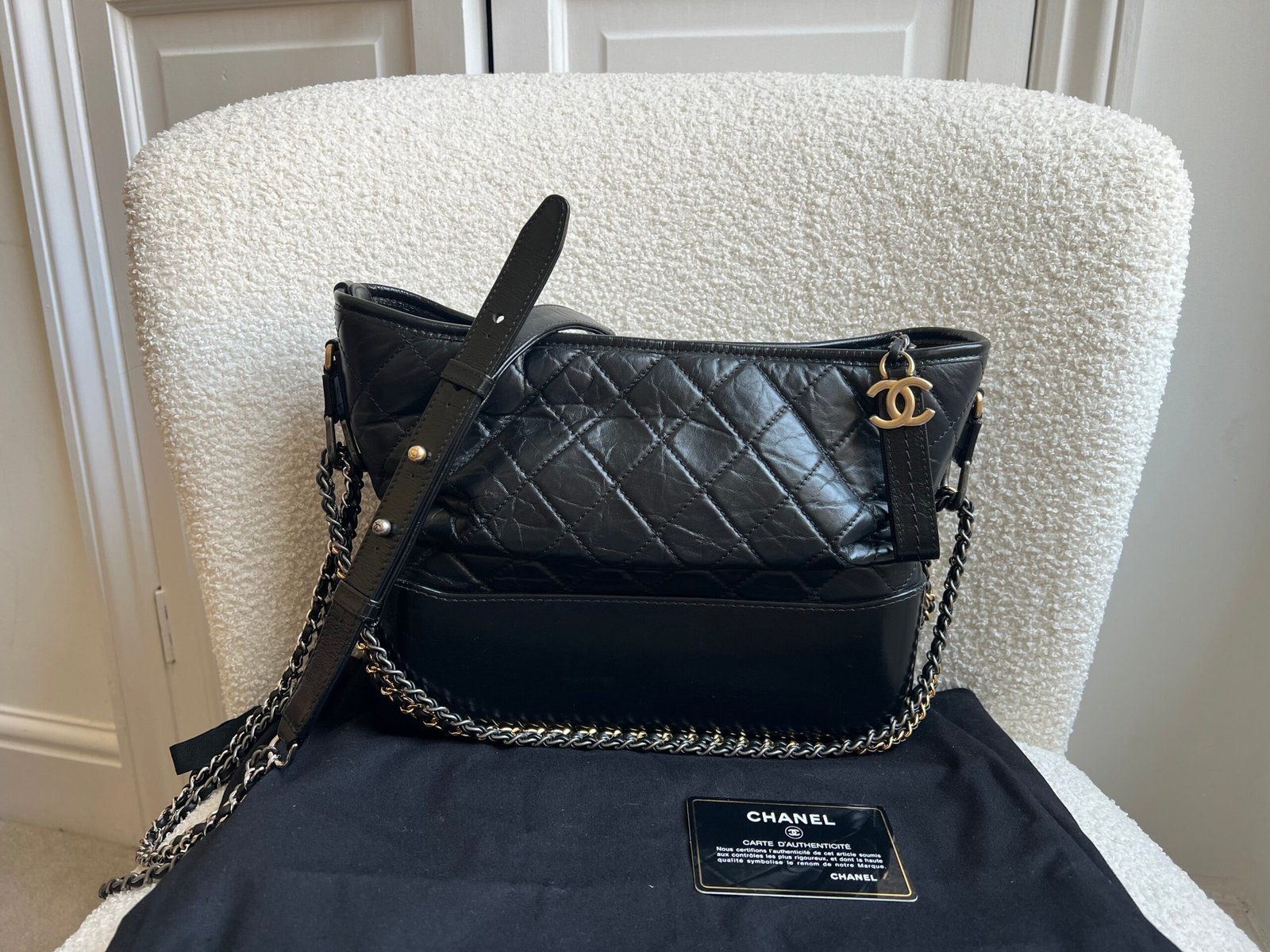 Chanel Medium Black Gabrielle Hobo