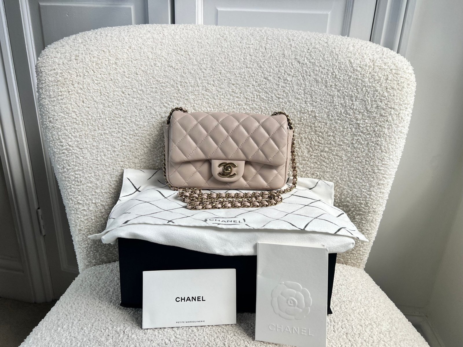 Chanel Mini Rectangular Classic Flap in Lambskin
