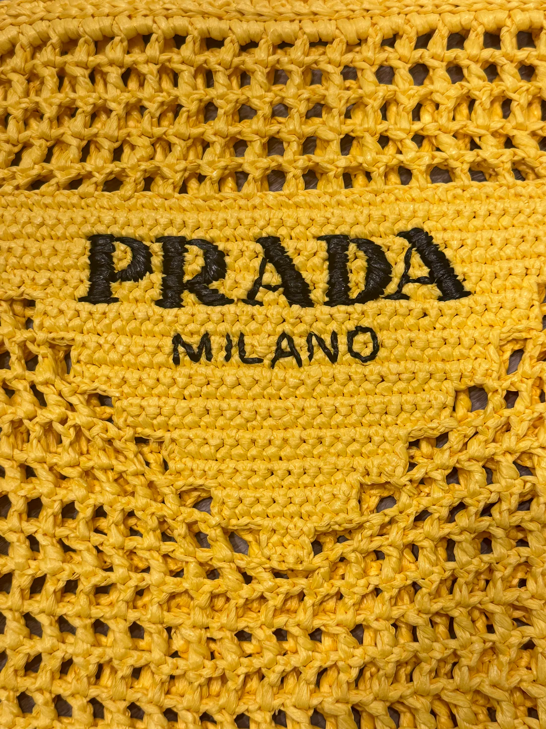 Prada Crochet Tote - Image 2