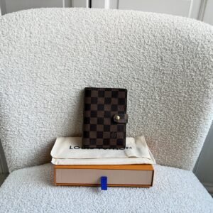 Louis Vuitton Damier Ebene Small Ring Agenda Cover