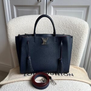 Louis Vuitton Lockmeto Bag in Marine Rouge