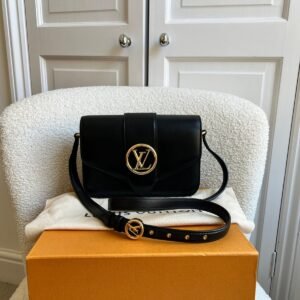 Louis Vuitton Pont 9 Black Bag