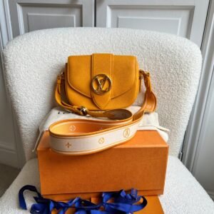 Louis Vuitton Pont 9 Soft PM Bag in Sunbeam