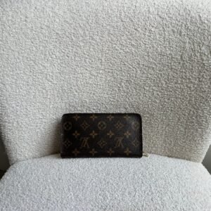 Louis Vuitton Porte Monnaie Zip Around Long Wallet in Monogram