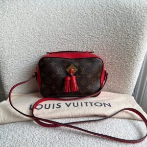 Louis Vuitton Saintonge Monogram Red