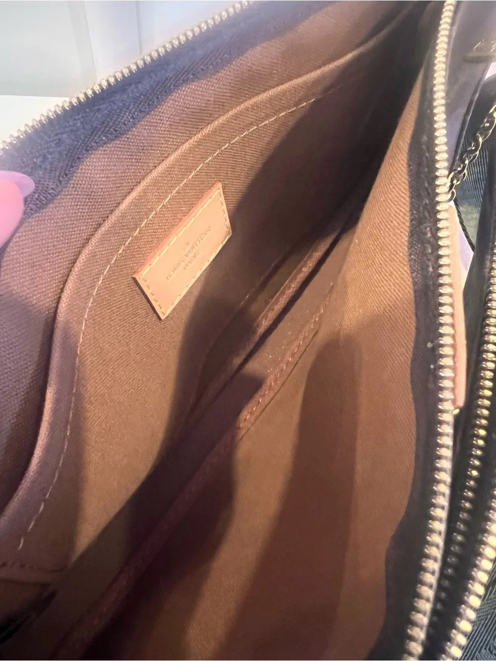 Louis Vuitton Brown Monogram Multi Pochette Crossbody Bag - Image 5