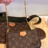 Louis Vuitton Brown Monogram Multi Pochette Crossbody Bag