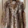 Vintage Natural Cat Lynx Fur Coat