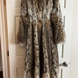 Genuine Vintage Bob Cat Long Fur Coat - Worn Once - Size 10 Women’s