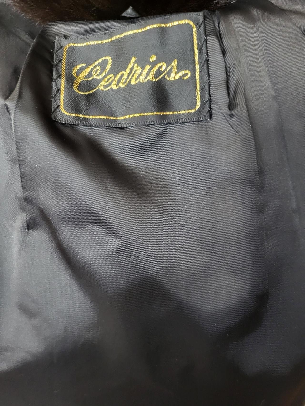 Cedric's Genuine Mink Floor Long Coat Size XL Mint Condition - Image 6