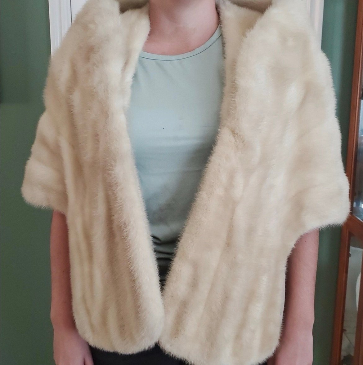 Genuine Mink Fur Stole