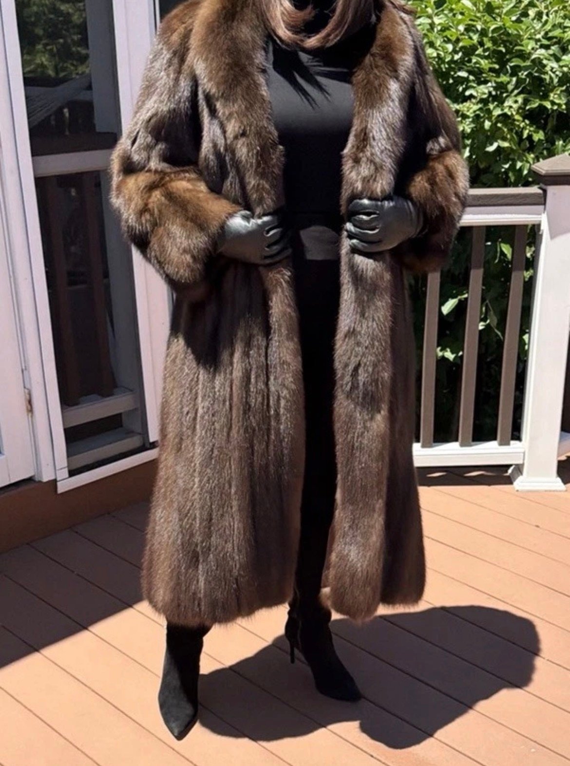 Luxe J Mendel Barguzin Russian Sable Woman Fur Coat Not Lynx Chinchilla Mink S - Image 11