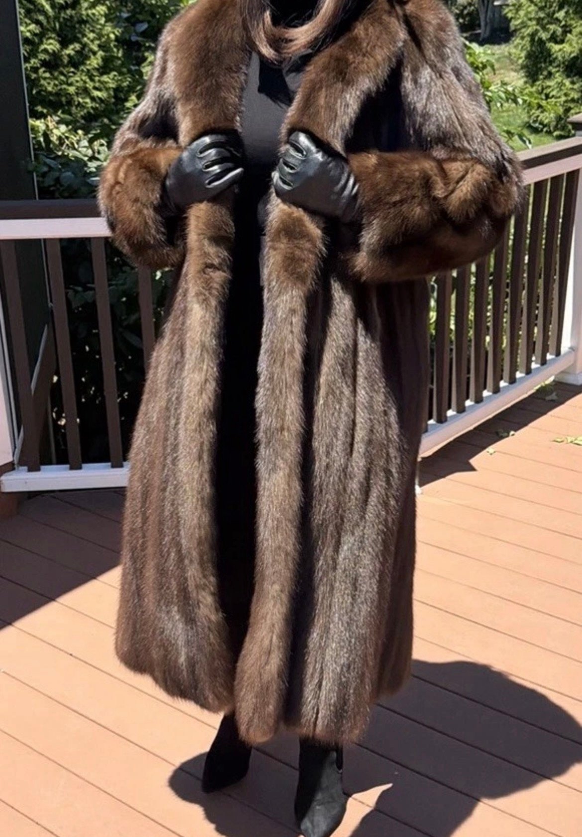 Luxe J Mendel Barguzin Russian Sable Woman Fur Coat Not Lynx Chinchilla Mink S - Image 10