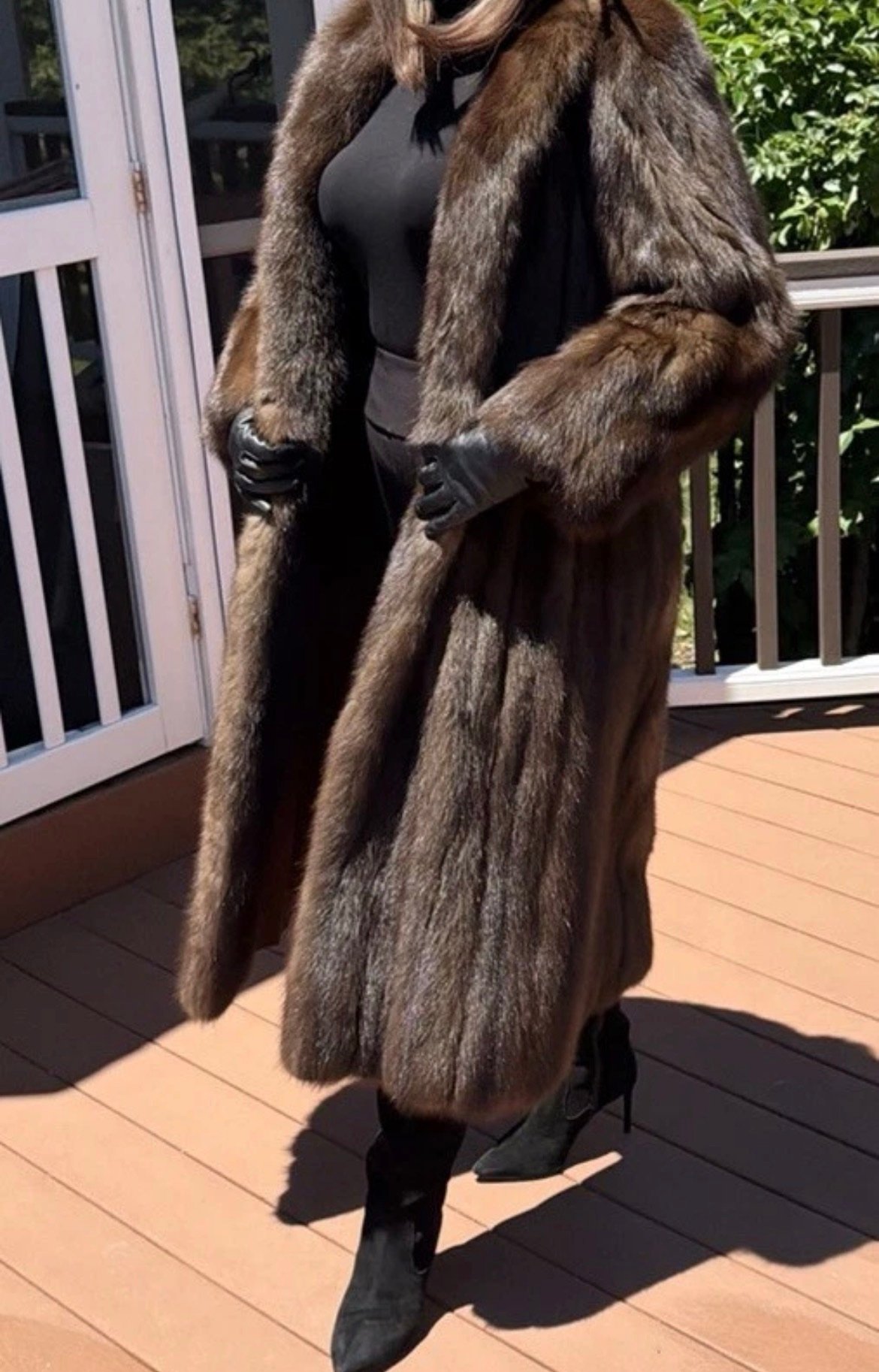 Luxe J Mendel Barguzin Russian Sable Woman Fur Coat Not Lynx Chinchilla Mink S - Image 6
