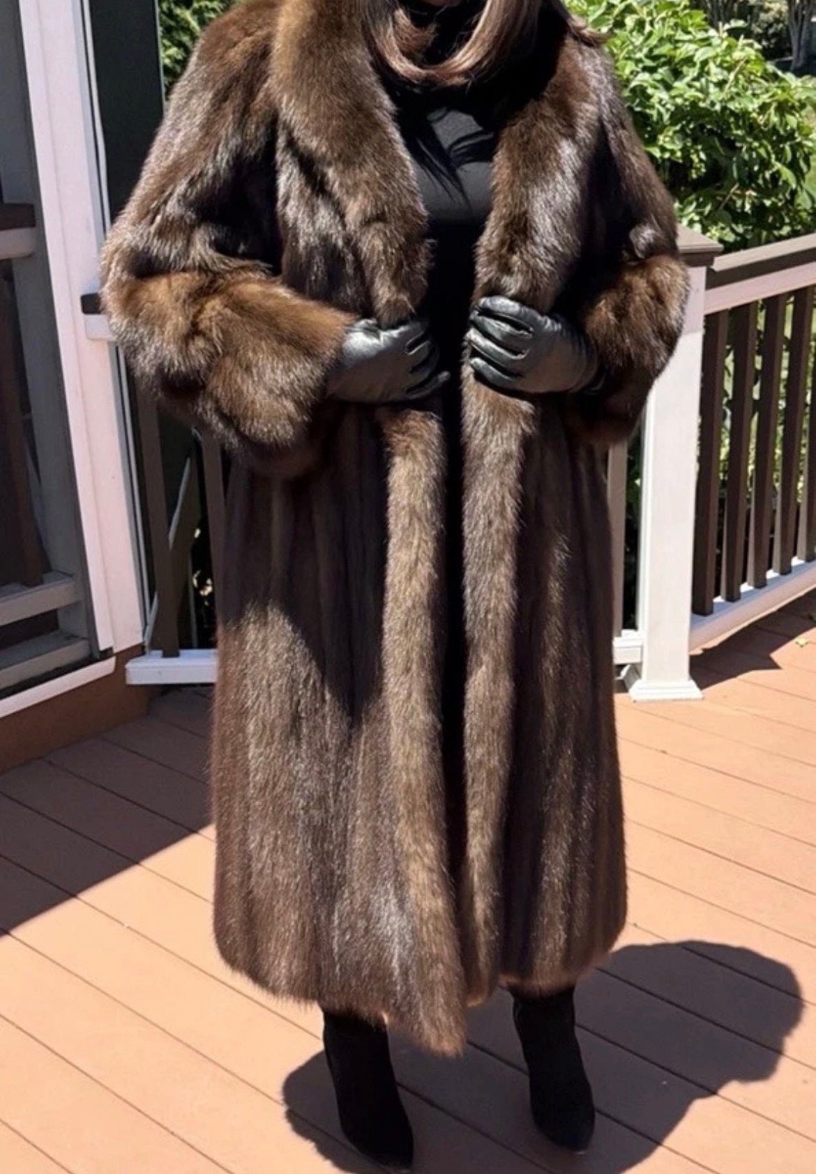 Luxe J Mendel Barguzin Russian Sable Woman Fur Coat Not Lynx Chinchilla Mink S - Image 7