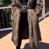 Luxe J Mendel Barguzin Russian Sable Woman Fur Coat Not Lynx Chinchilla Mink S